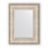 Зеркало в багетной раме (виньетка серебро)60х80 см EVOFORM Exclusive BY 3400