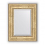 Зеркало в багетной раме (состаренное серебро с орнаментом)62х82 см EVOFORM Exclusive BY 3402