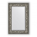 Зеркало в багетной раме византия серебро 99 mm (59х89 cm) Evoform Exclusive BY 3416