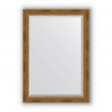 Зеркало в багетной раме состаренное бронза с плетением 70 mm (73х103 cm) Evoform Exclusive BY 3458