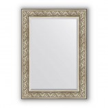 Зеркало в багетной раме (барокко серебро)80х110 см EVOFORM Exclusive BY 3476