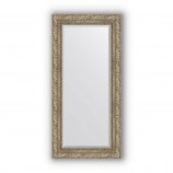 Зеркало в багетной раме виньетка античное серебро 85 mm (55х115 cm) Evoform Exclusive BY 3487