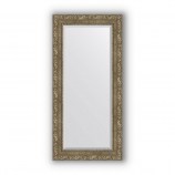 Зеркало в багетной раме виньетка античная латунь 85 mm (55х115 cm) Evoform Exclusive BY 3489