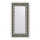 Зеркало в багетной раме византия серебро 99 mm (59х119 cm) Evoform Exclusive BY 3494