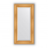 Зеркало в багетной раме травленое золото 99 mm (59х119 cm) Evoform Exclusive BY 3496