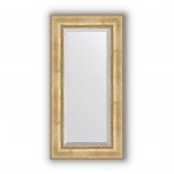 Зеркало в багетной раме (состаренное серебро с орнаментом)62х122 см EVOFORM Exclusive BY 3506