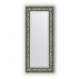 Зеркало в багетной раме византия серебро 99 mm (59х139 cm) Evoform Exclusive BY 3520