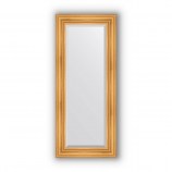 Зеркало в багетной раме травленое золото 99 mm (59х139 cm) Evoform Exclusive BY 3522