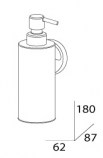 Емкость для жидкого мыла (металл) FBS ELLEA ELL 011