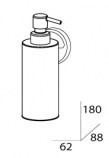 Емкость для жидкого мыла (металл) FBS LUXIA LUX 011