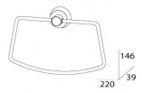 Кольцо для полотенца FBS VIZOVICE VIZ 022